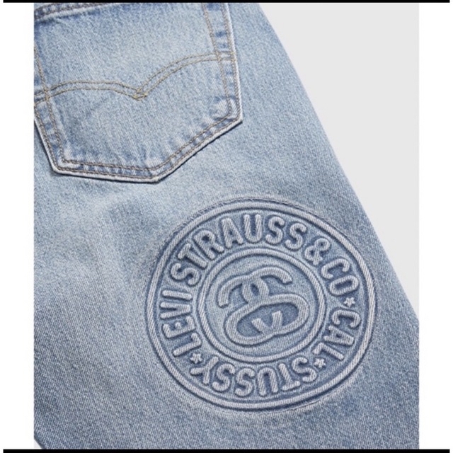 人気✴️Stussy x Levis エンボスデニム スーツパンツ