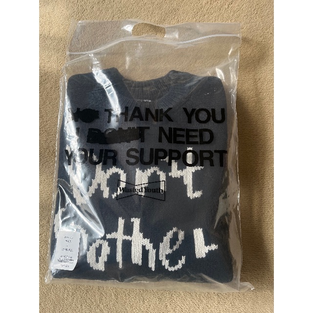送料無料 新品 VERDY Wasted Youth KNIT #1 Lサイズ ブラック