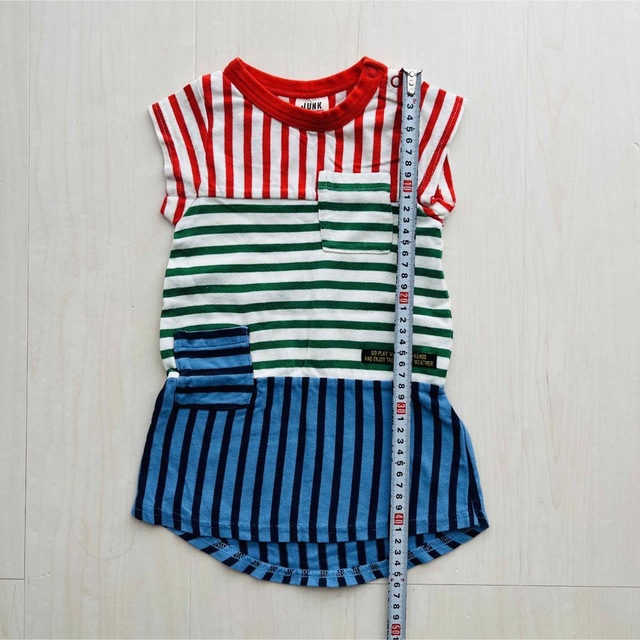 JUNK STORE(ジャンクストアー)の80*JUNK STORE*ワンピース キッズ/ベビー/マタニティのベビー服(~85cm)(ワンピース)の商品写真