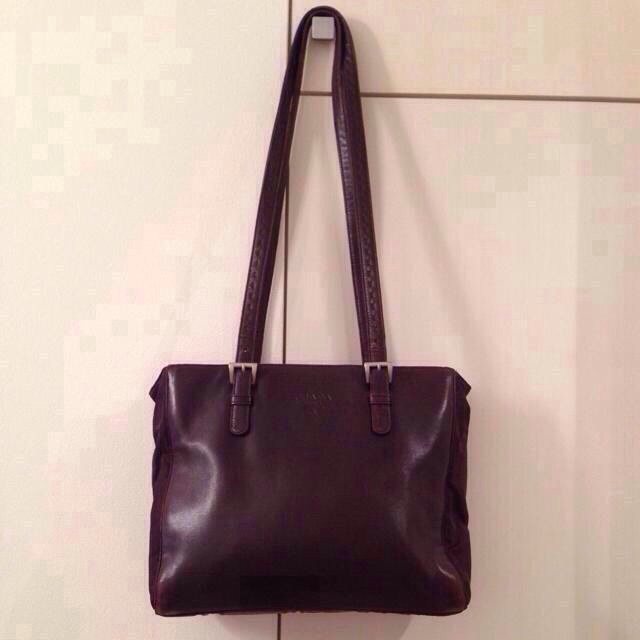 PRADA - PRADAカーフバック ブラウン
