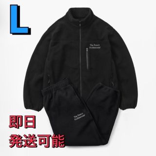 ワンエルディーケーセレクト(1LDK SELECT)のennoy Polartec City Fleece BLACK×WHITE L(スウェット)