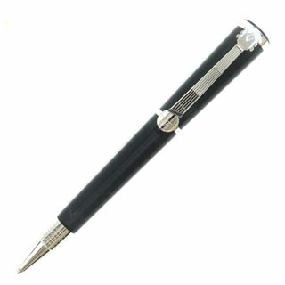 モンブラン(MONTBLANC)の美品▼MONTBLANC モンブラン ジョンレノンスペシャルエディション ツイスト式 ドネーションペン/ボールペン ブラック×シルバー M 筆記◎(ペン/マーカー)