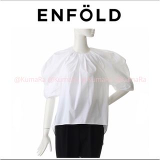 エンフォルド(ENFOLD)の美品 ENFOLD エンフォルド SOMELOS Tuck ブラウス (シャツ/ブラウス(半袖/袖なし))