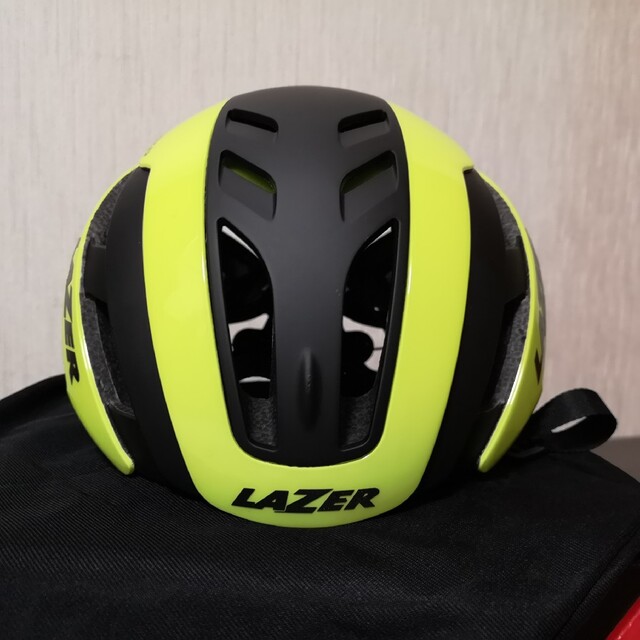 LAZER(レイザー)の【ヘルメット】レーザー　センチュリー AF　Mサイズ　イエロー スポーツ/アウトドアの自転車(その他)の商品写真