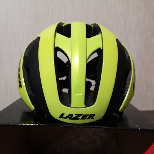 LAZER(レイザー)の【ヘルメット】レーザー　センチュリー AF　Mサイズ　イエロー スポーツ/アウトドアの自転車(その他)の商品写真