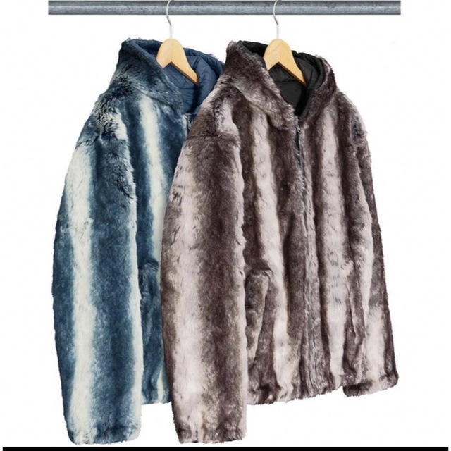 Supreme Faux Fur Reversible Hooded