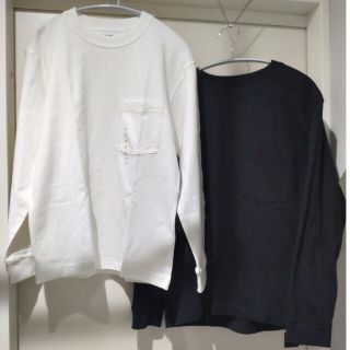 ユニクロ(UNIQLO)のユニクロU UNIQLO　U 長袖　ロンT ブラック＆ホワイトセット　160(Tシャツ/カットソー)