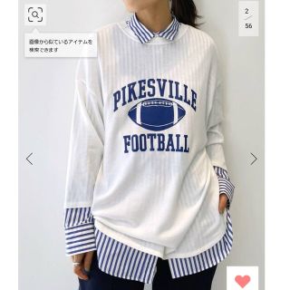 アパルトモンドゥーズィエムクラス(L'Appartement DEUXIEME CLASSE)の【アメリカーナ】Football T-sh　ドゥーズィエムクラス　アパルトモン(カットソー(長袖/七分))