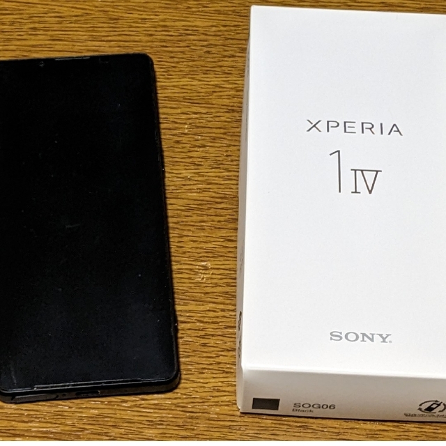 ギフ_包装】 Xperia SONY - Xperia 1 auキャリア版 ブラック SOG06 IV