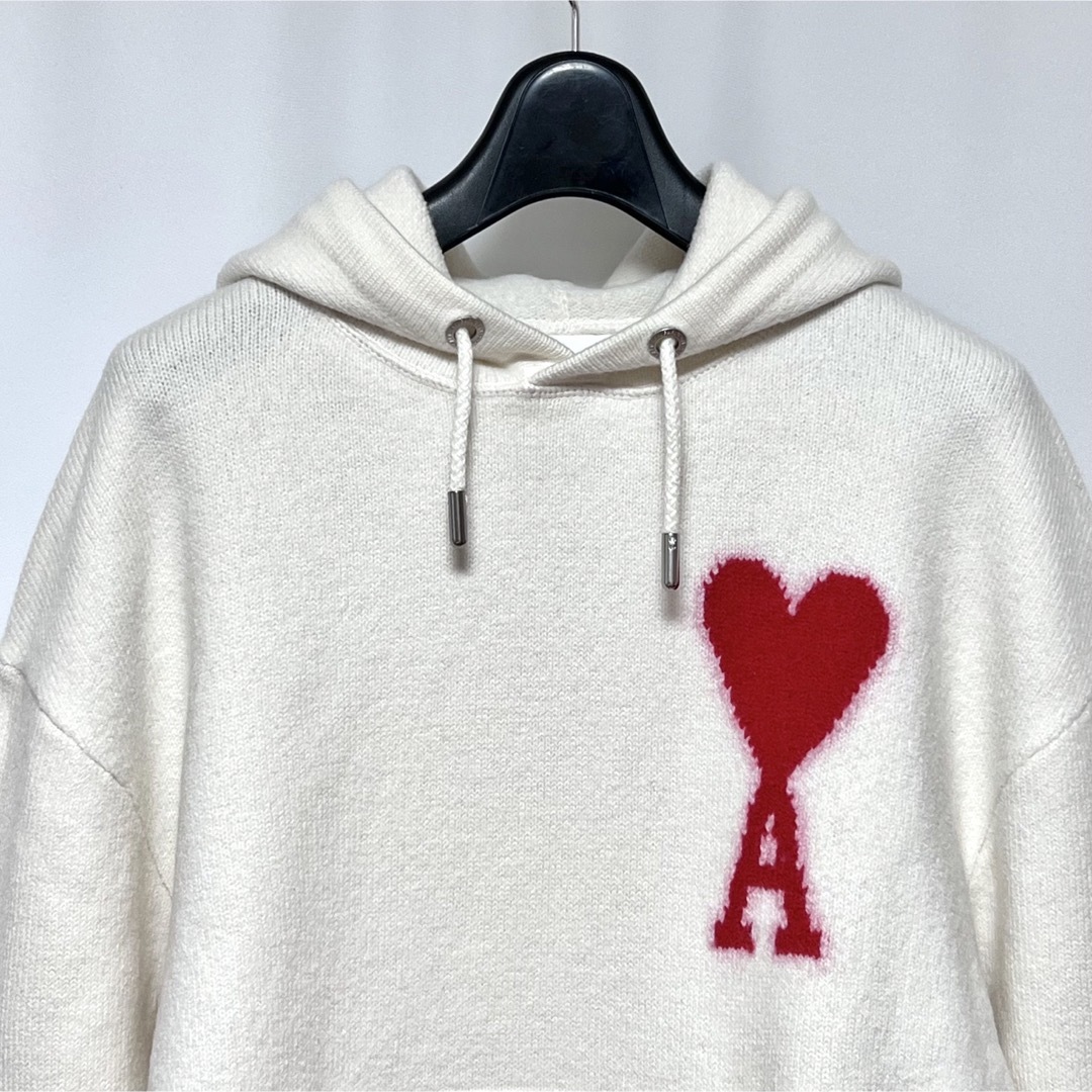 AMI アミ Ace of Hearts ハート フーディ ニット パーカー L | labiela.com