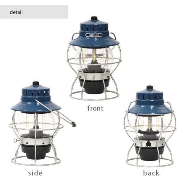 (KM0330)訳あり ベアボーンズ リビング レイルロードランタン ブルー 2