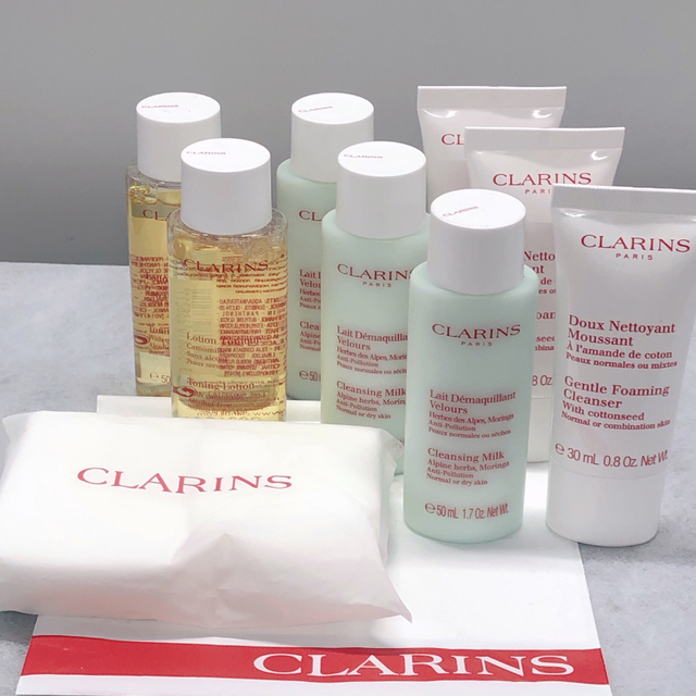 CLARINS(クラランス)のクラランス ローション クレンジング ミニ セットC コスメ/美容のキット/セット(サンプル/トライアルキット)の商品写真