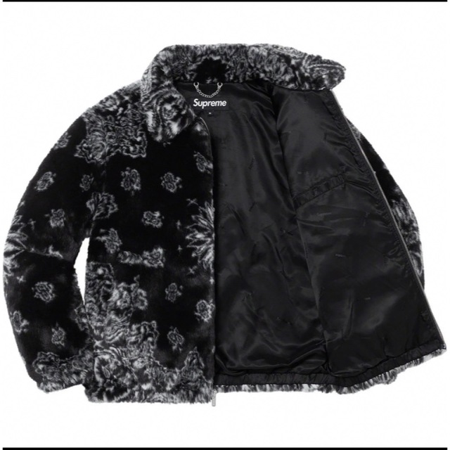 supreme bandana faux fur bomber jacket 2