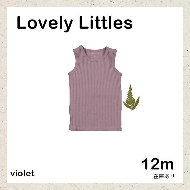 こども ビームス(コドモビームス)の【新品】Lovely Littles / Tank 12m キッズ/ベビー/マタニティのベビー服(~85cm)(タンクトップ/キャミソール)の商品写真