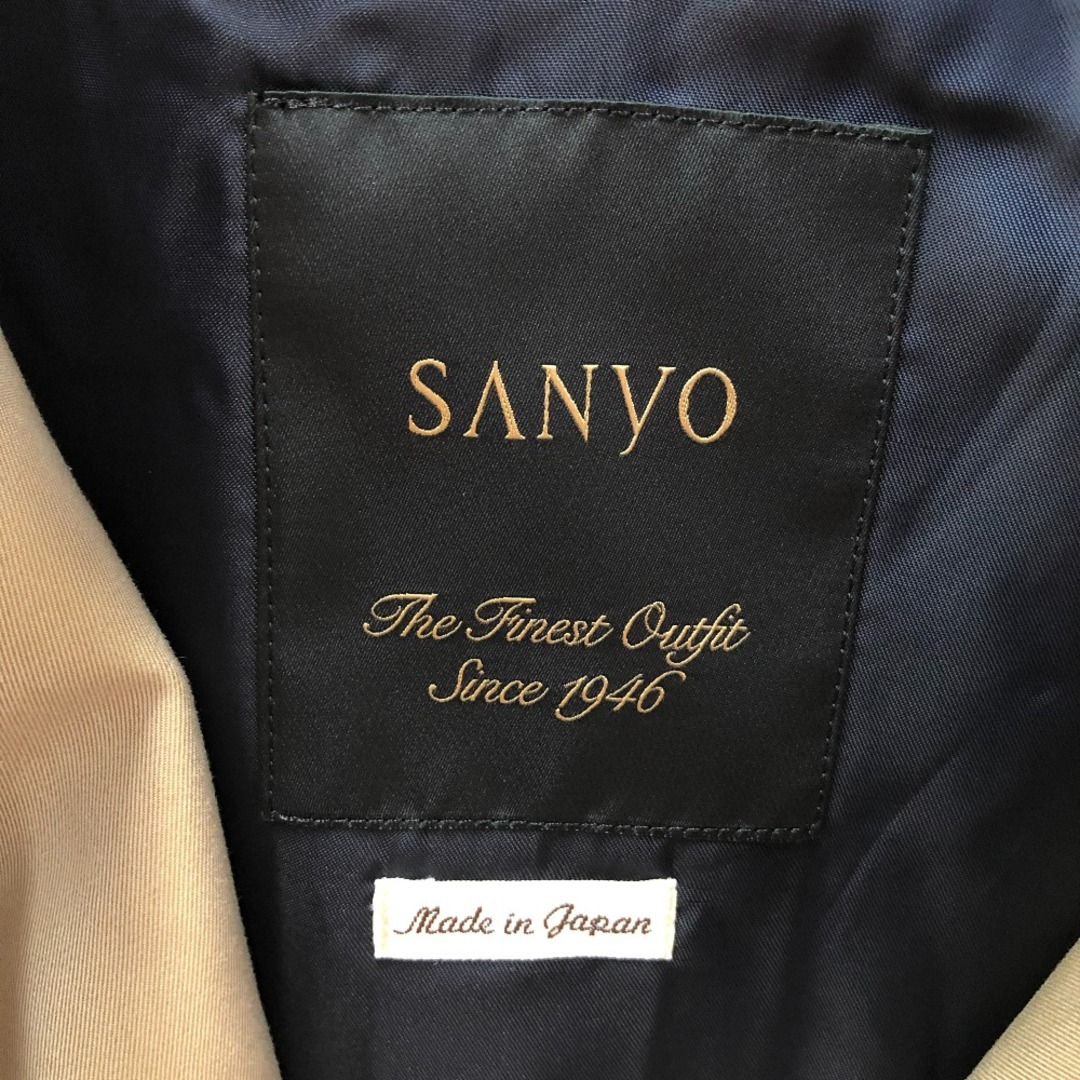 SANYO(サンヨー)の□□SANYO 3洋 レディース トレンチコート  size S ベージュ レディースのジャケット/アウター(トレンチコート)の商品写真