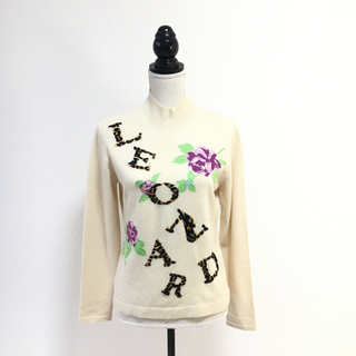 レオナール(LEONARD)の美品　LEONARD レオナール カシミヤ　シルク　セーター　(ニット/セーター)