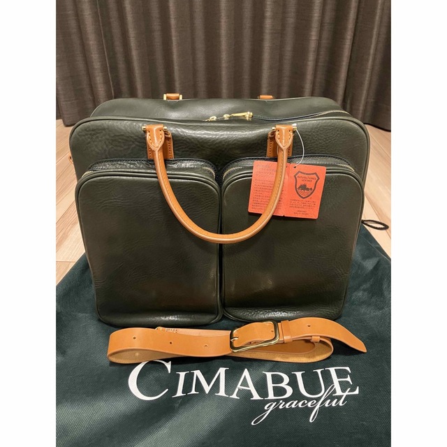 新品未使用】チマブエ アルフレッド ビジネスバッグ ネイビー