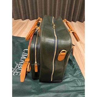 【新品未使用】チマブエ アルフレッド ビジネスバッグ ネイビー × キャメル