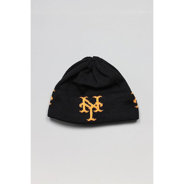 1LDK SELECT - SELECTS NYC NY WOOL KNIT BEANIE【BLK/ORG】の通販 by