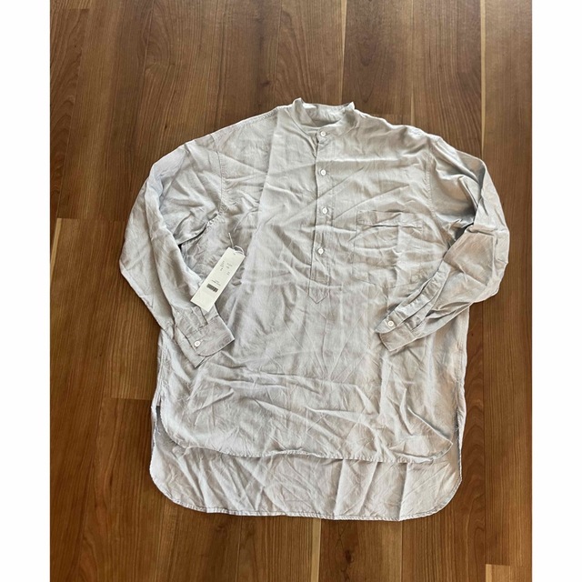 COMOLI(コモリ)の＜COMOLI 22AW＞シルクストライプ プルオーバーシャツ メンズのトップス(シャツ)の商品写真