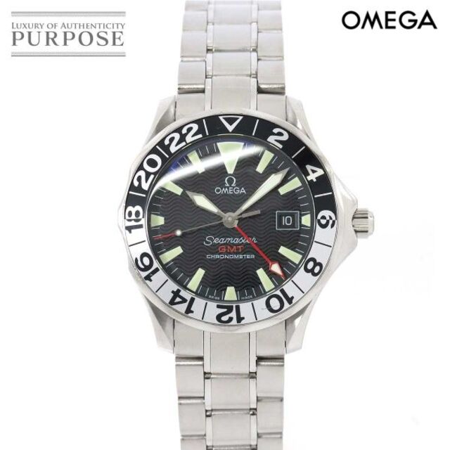 OMEGA - オメガ OMEGA シーマスター300 GMT 2234 50 50周年記念モデル メンズ 腕時計 デイト ブラック 文字盤 自動巻き Seamaster VLP 90176667