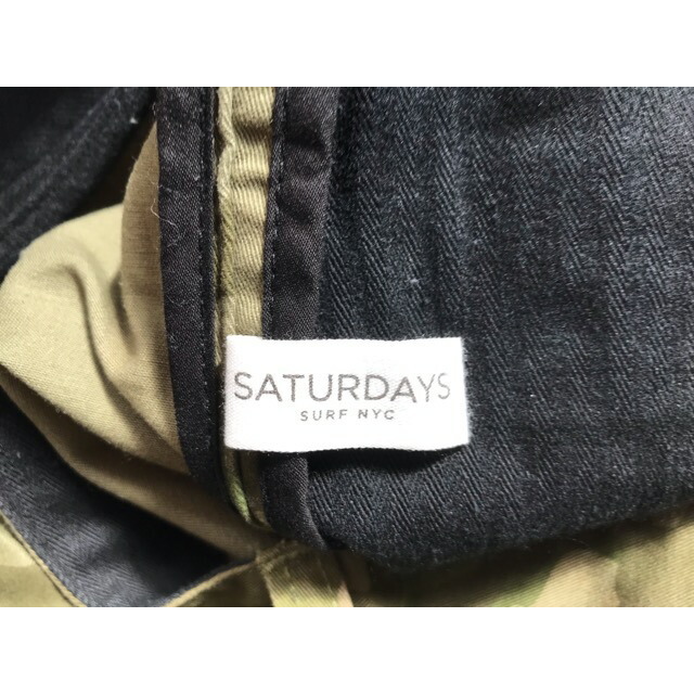 SATURDAYS SURF NYC(サタデーズサーフニューヨークシティー)のSATURDAYS SURF NYC(サタデーズサーフニューヨークシティー)　カモフラ柄　チノパンツ【中古】【007】 メンズのパンツ(その他)の商品写真