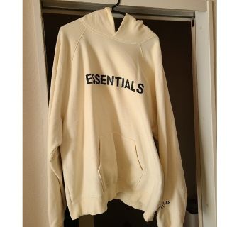 Essential - essentials クリーム色 パーカー XLの通販 by ljk0413's