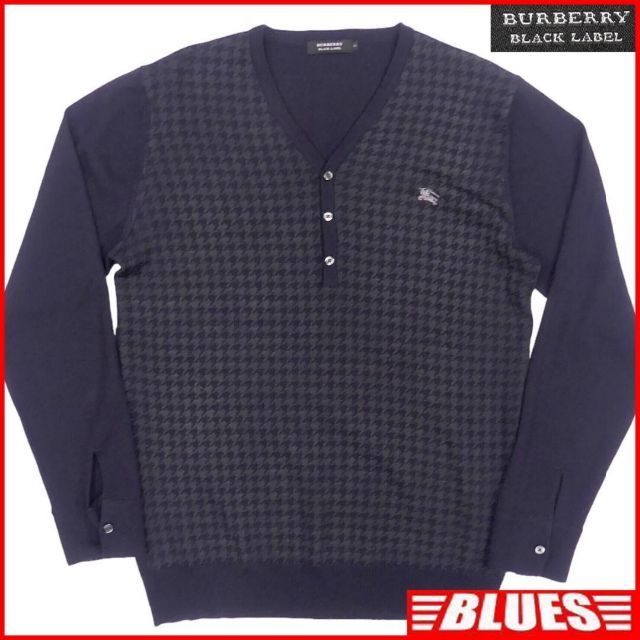 BURBERRY BLACK LABEL - 廃盤 バーバリー セーター ニット L メンズ