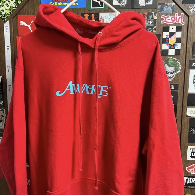 awake gdc girls don't cry logo hoodie 赤