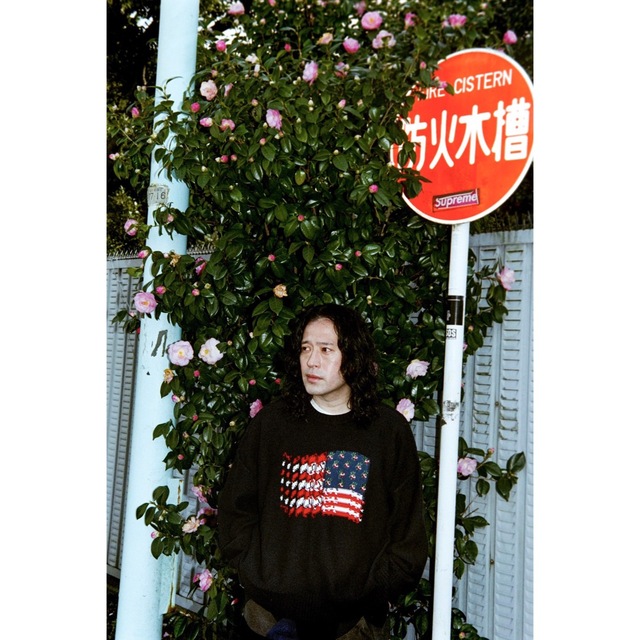 超爆安 DAIRIKU TTT_MSW 国旗ニット ネイビー ニット+セーター - aatsp