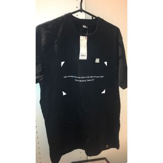 ユニクロ(UNIQLO)の【L】ユニクロ 企業コラボTシャツ コダック Kodak 黒　UNIQLO(Tシャツ/カットソー(半袖/袖なし))