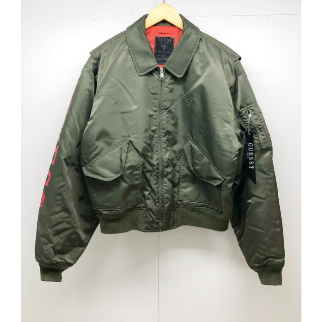 GUESS（ ゲス ） MZ4W1231JP　 LOGO BOMBER JACKET ボンバージャケット【007】