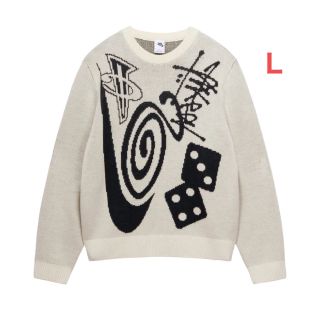 ステューシー(STUSSY)のStussy x Nike Icon Knit Sweater Natural(ニット/セーター)