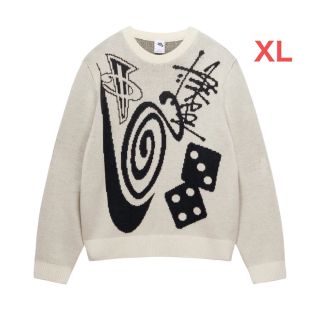 ステューシー(STUSSY)のStussy x Nike Icon Knit Sweater Natural(ニット/セーター)