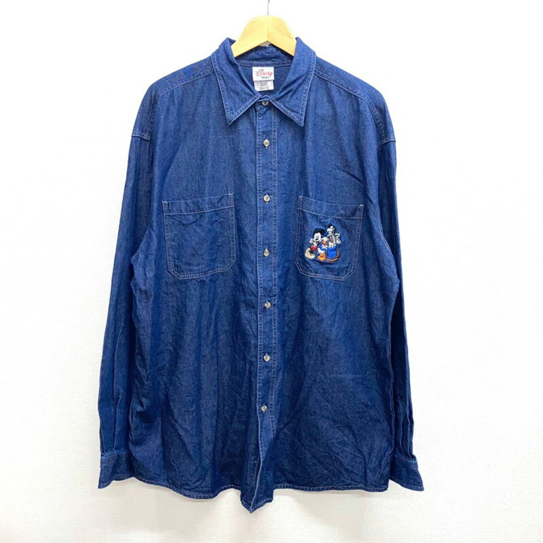 Disney - 90's ディズニー The DiSNEY Store デニム シャツ ミッキー