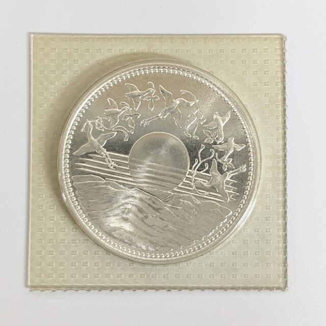 T① 天皇陛下御在位60年記念硬貨 額面10,000円
