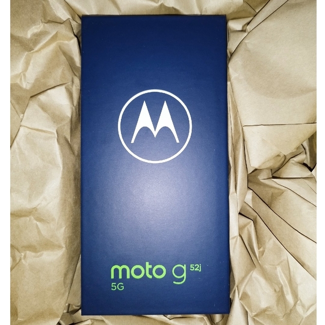 Motorola(モトローラ)のmoto g52j 5G 白 新品未開封 購入明細同梱 送料無料 国内正規品 ② スマホ/家電/カメラのスマートフォン/携帯電話(スマートフォン本体)の商品写真