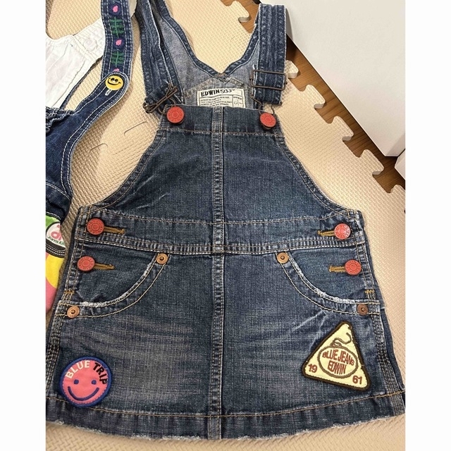 EDWIN(エドウィン)のエドウィンワンピースセット キッズ/ベビー/マタニティのキッズ服女の子用(90cm~)(ワンピース)の商品写真