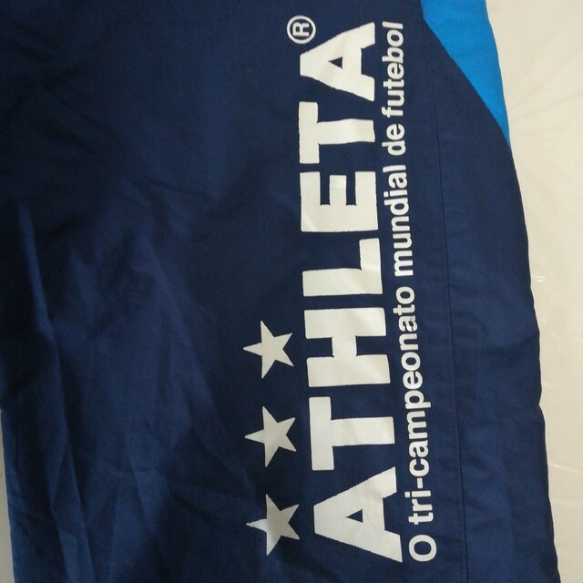 ATHLETA(アスレタ)のアスレタ ATHLETA トレーニングパンツ メンズL  穴あり古着 スポーツ/アウトドアのサッカー/フットサル(ウェア)の商品写真