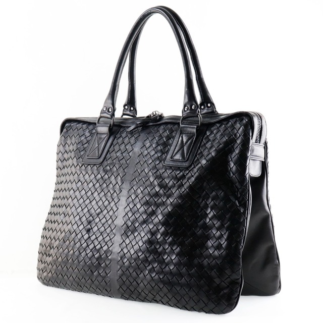 BOTTEGAVENETA】ボッテガヴェネタ イントレチャート カーフ 黒 メンズ