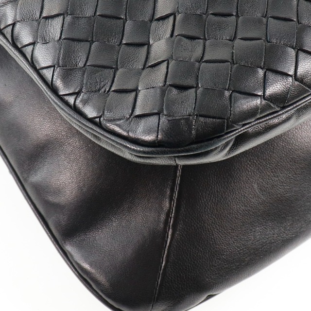 BOTTEGAVENETA】ボッテガヴェネタ イントレチャート カーフ 黒 メンズ