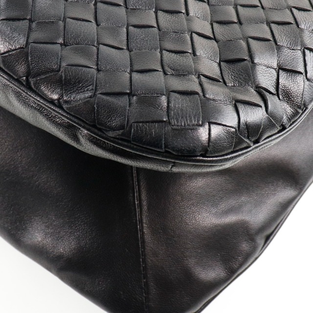 BOTTEGAVENETA】ボッテガヴェネタ イントレチャート カーフ 黒 メンズ