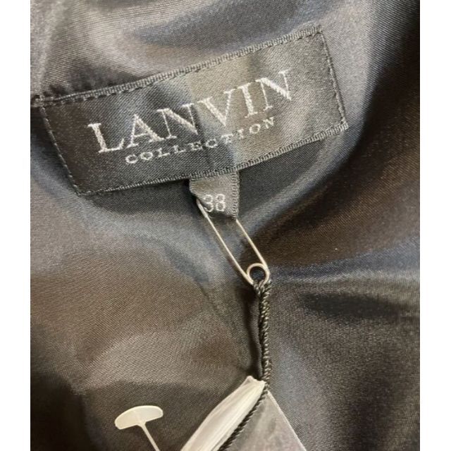 LANVIN(ランバン)のランバン　ワンピース　未使用　ドレス　フォーマル　ネイビー レディースのワンピース(ひざ丈ワンピース)の商品写真