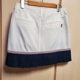 アドミラル　Admiral　レディースゴルフスカート　白＊ネイビー　L