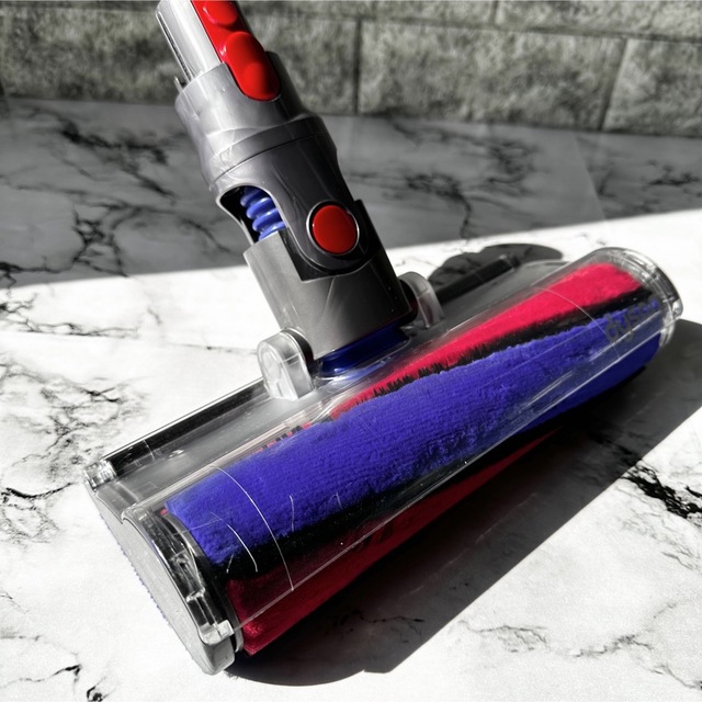 dyson V7 fluffy ソフトローラーヘッド + スタンドセット