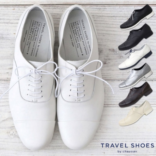 chausser(ショセ)のあーすけさん専用　chausser TRAVEL SHOES ショセ レディースの靴/シューズ(ローファー/革靴)の商品写真