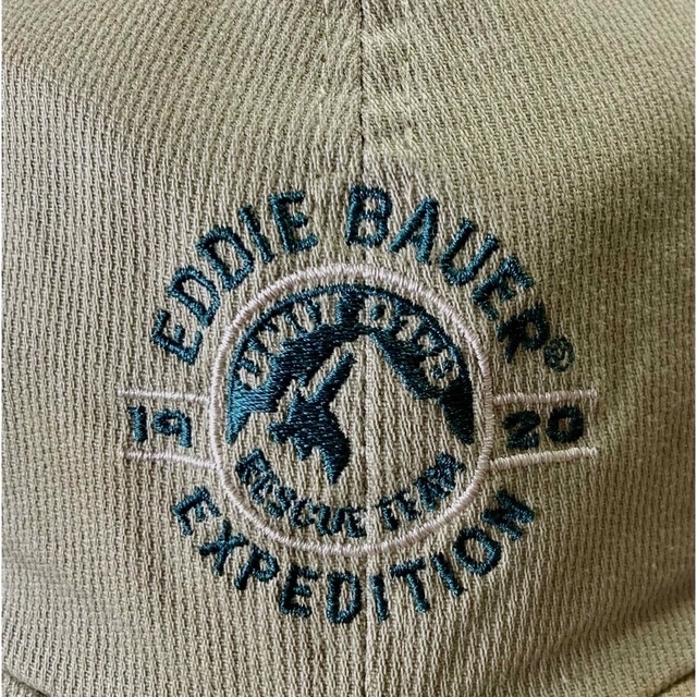 Eddie Bauer(エディーバウアー)のEddie Bauer 90s コットンツイルロー　キャップ　新品 メンズの帽子(キャップ)の商品写真