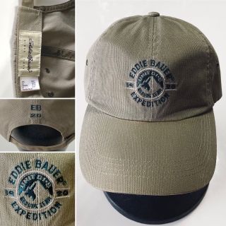 エディーバウアー(Eddie Bauer)のEddie Bauer 90s コットンツイルロー　キャップ　新品(キャップ)