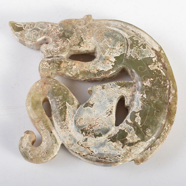 中国 玉石彫刻 神獣 玉器 玉壁 玉飾 玉珮 M R5509 中国 玉石彫刻 神獣 玉器 玉壁 玉飾 玉珮 M R5509