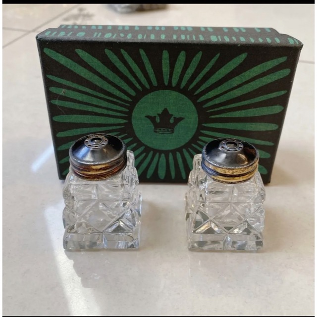 Sterling クリスタル ソルト&ペッパー silver Sterling クリスタル ソルト&ペッパー silver